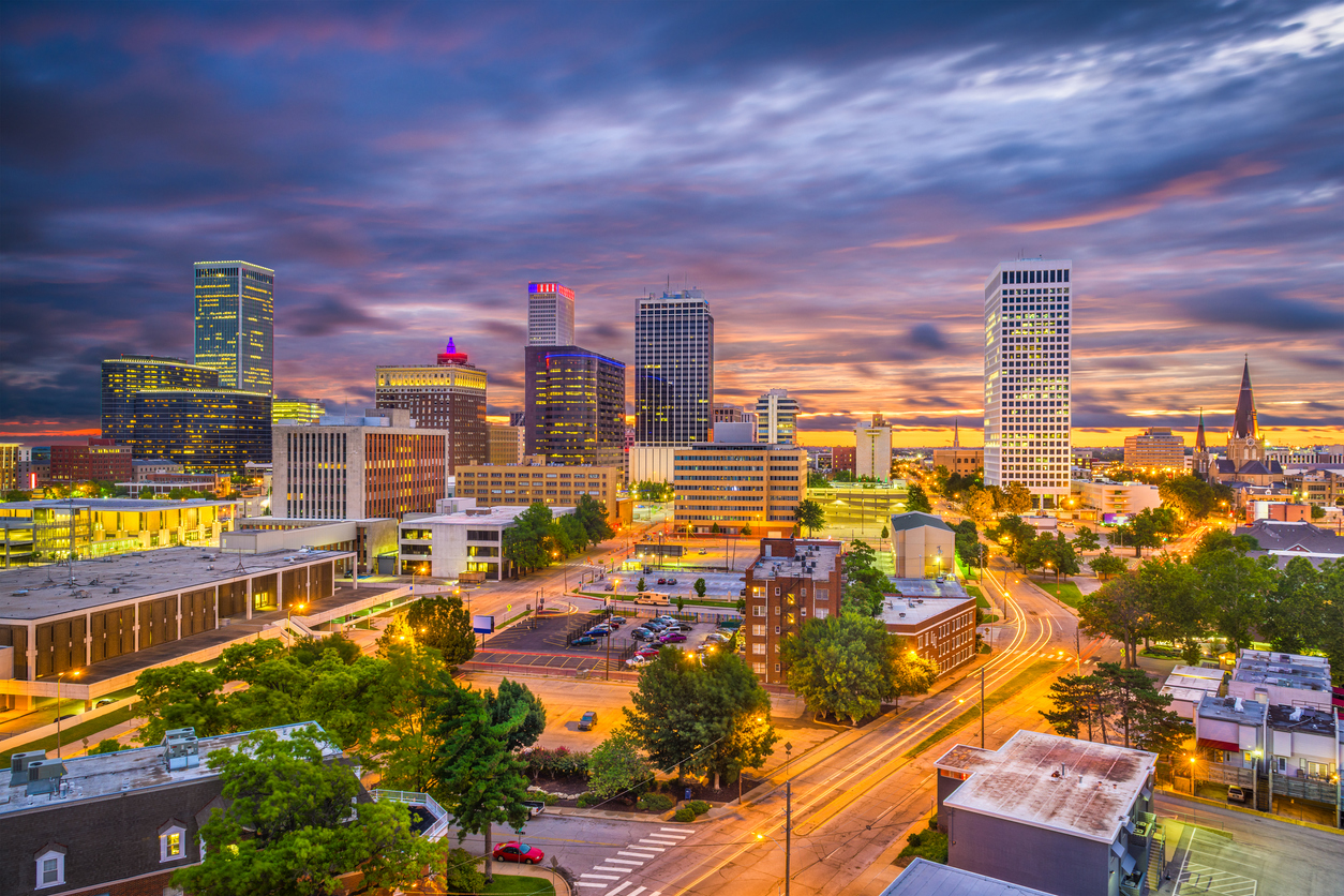 Panoramic Image of Tulsa, OK